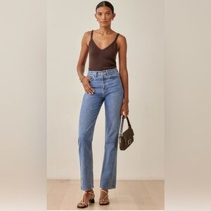 Reformation Brown Tank Top